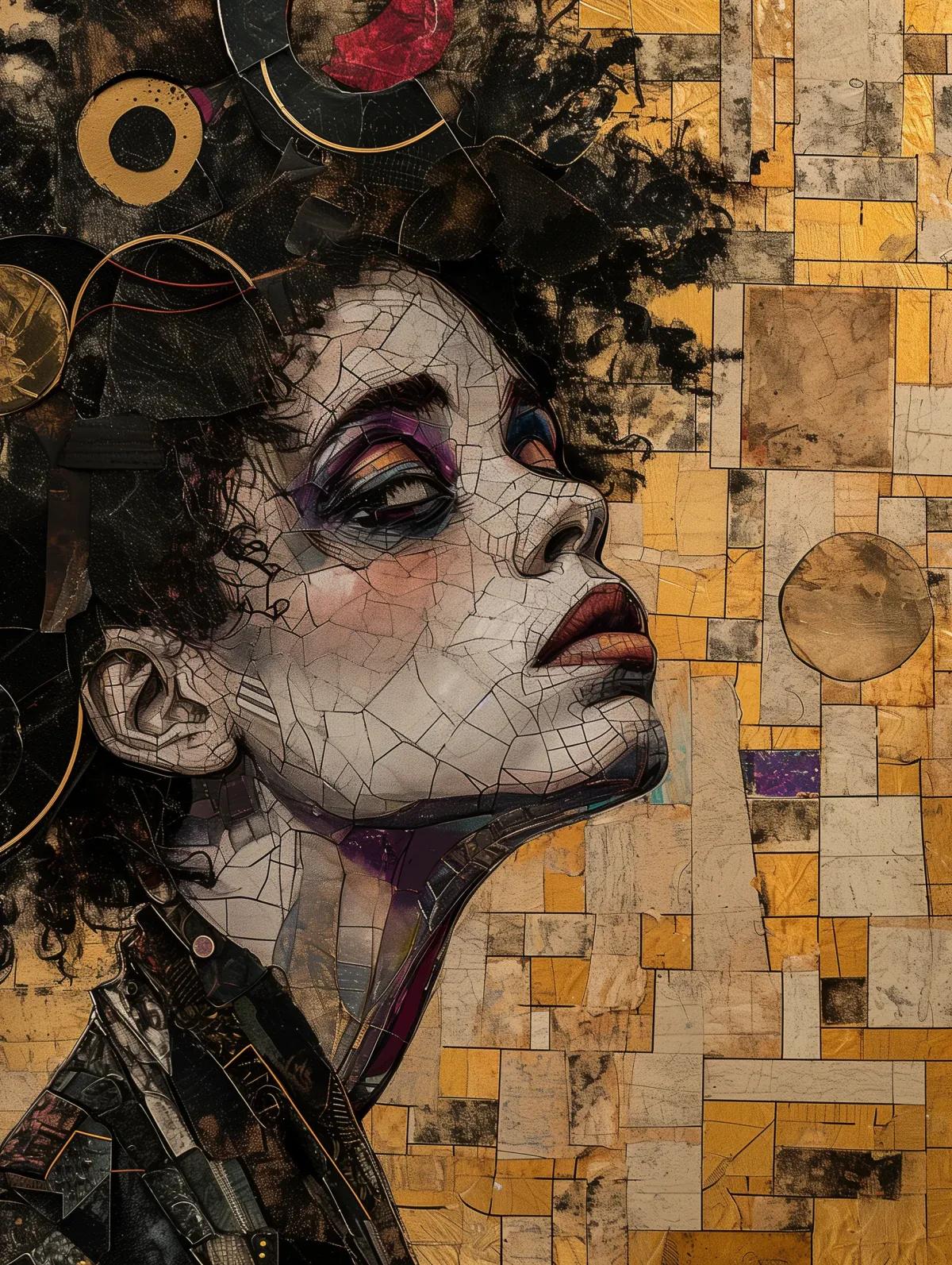 Gilded Facets, Skyward Gaze