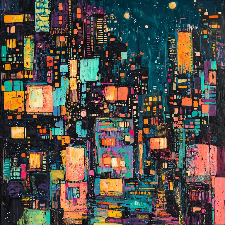 Azure Metropolis Bloom