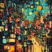 Urban Afterglow Veil