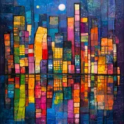 Neon Reverie of the Metropolis