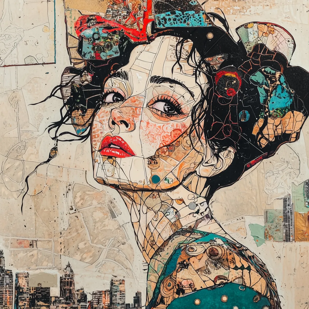 City Scraps, Painted Faces