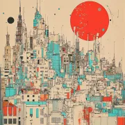Kaleidoscopic Rooftop Cosmos