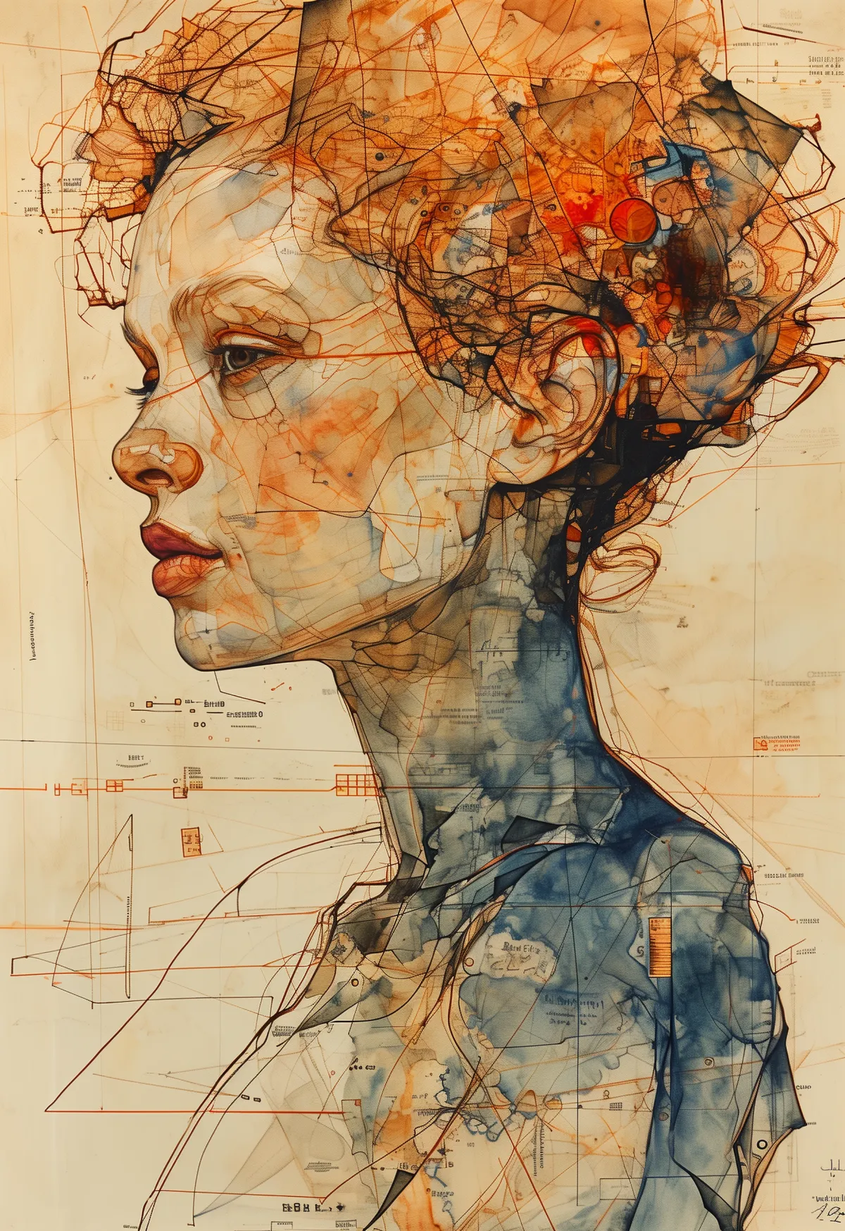 Orange and Blue Reverie