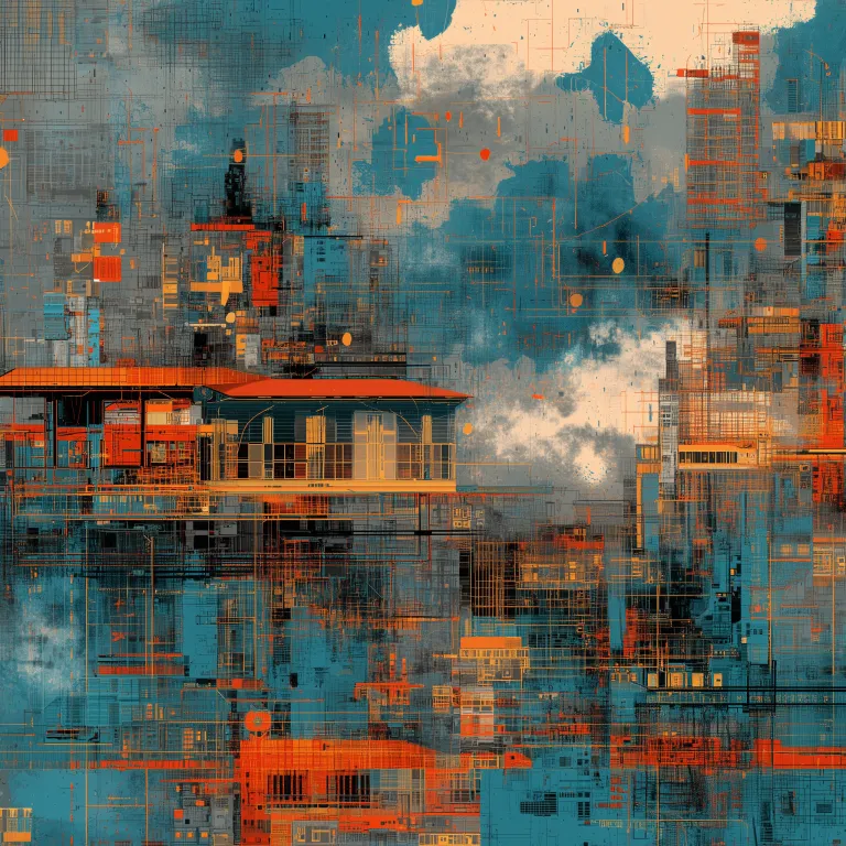 Pixel City Clouds