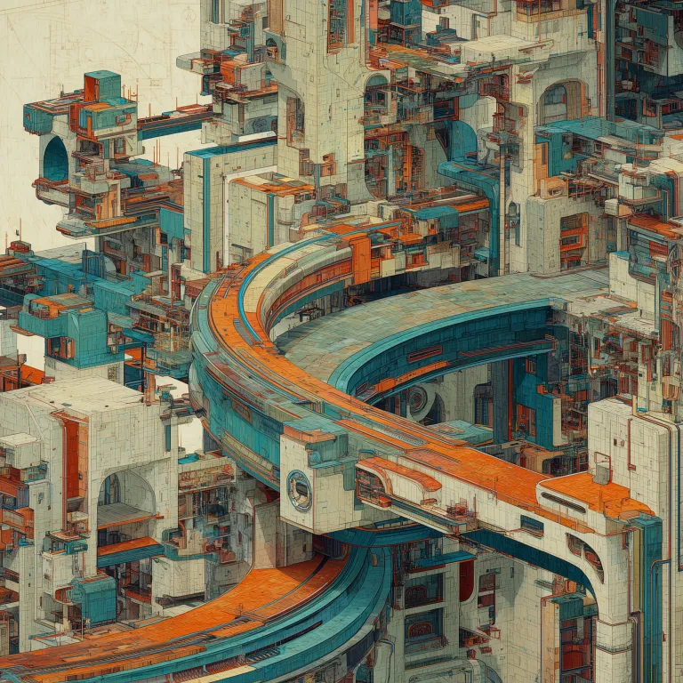 Blue Labyrinth, Orange Spark