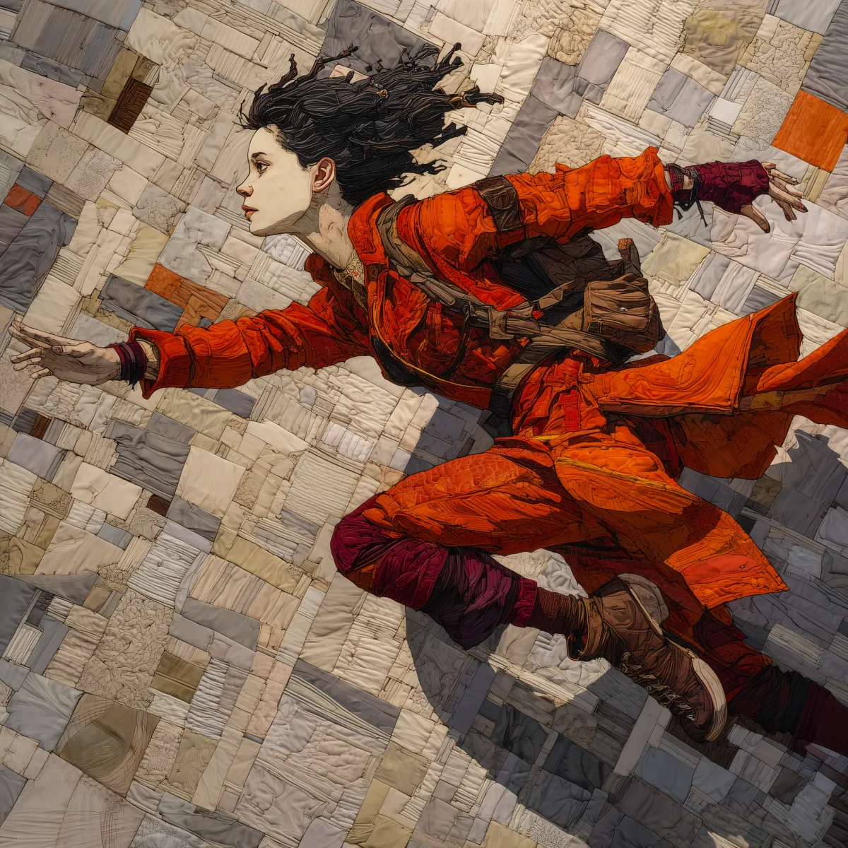 Crimson Flight, Fabric Dream