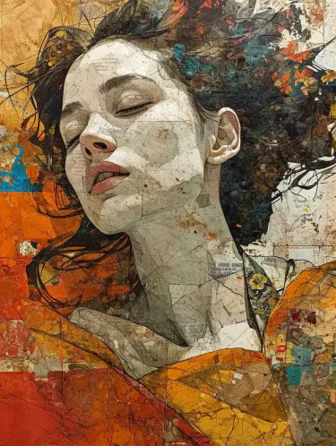 View Blue Orange Reverie