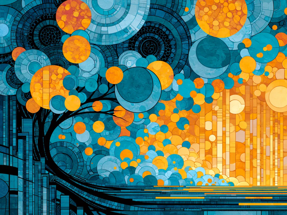 Orange Blue Spin