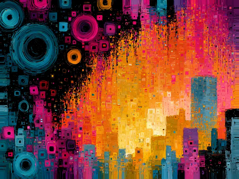 City Circles Glow