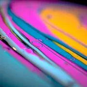 Enigmatic Ink Petal Cascade