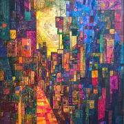 Neon Afterglow Weave