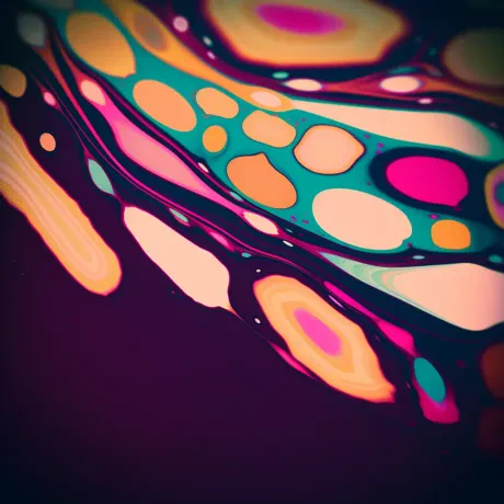 Magenta Teal Collision Study