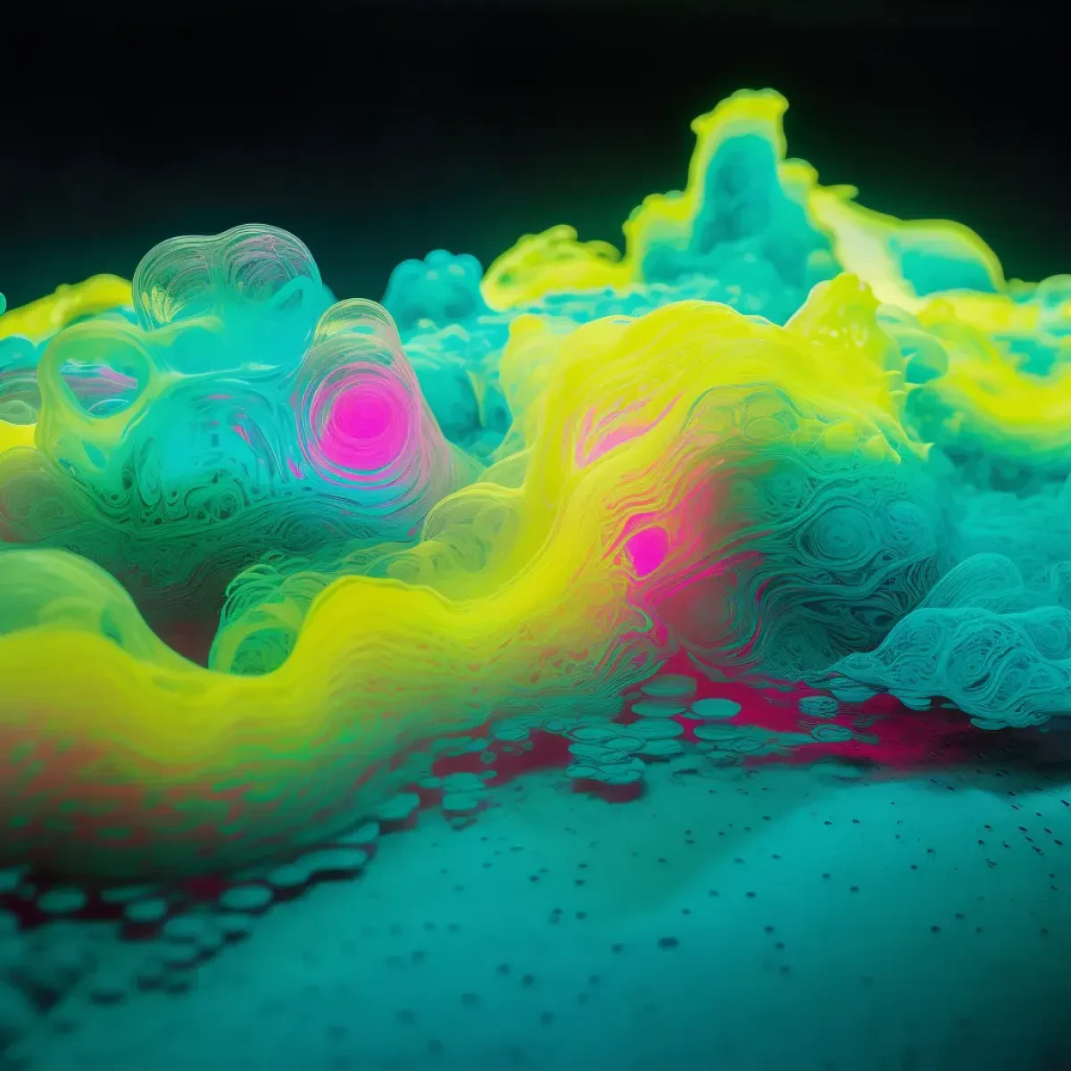 Molten Colours, Dispersed Downward