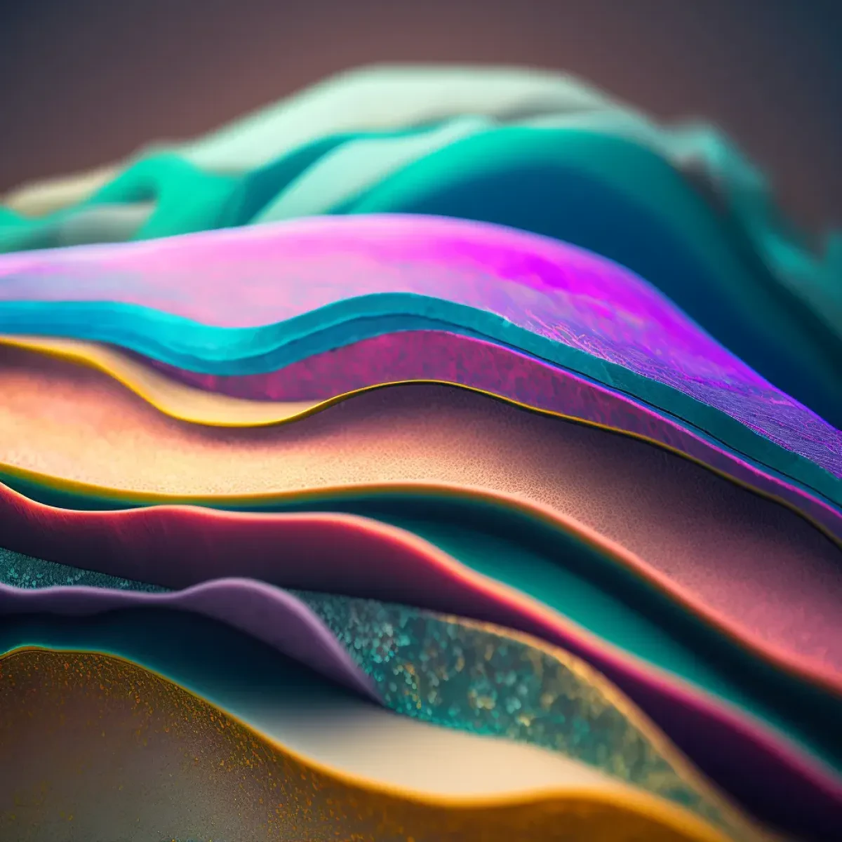 Ridges Turning Iridescence