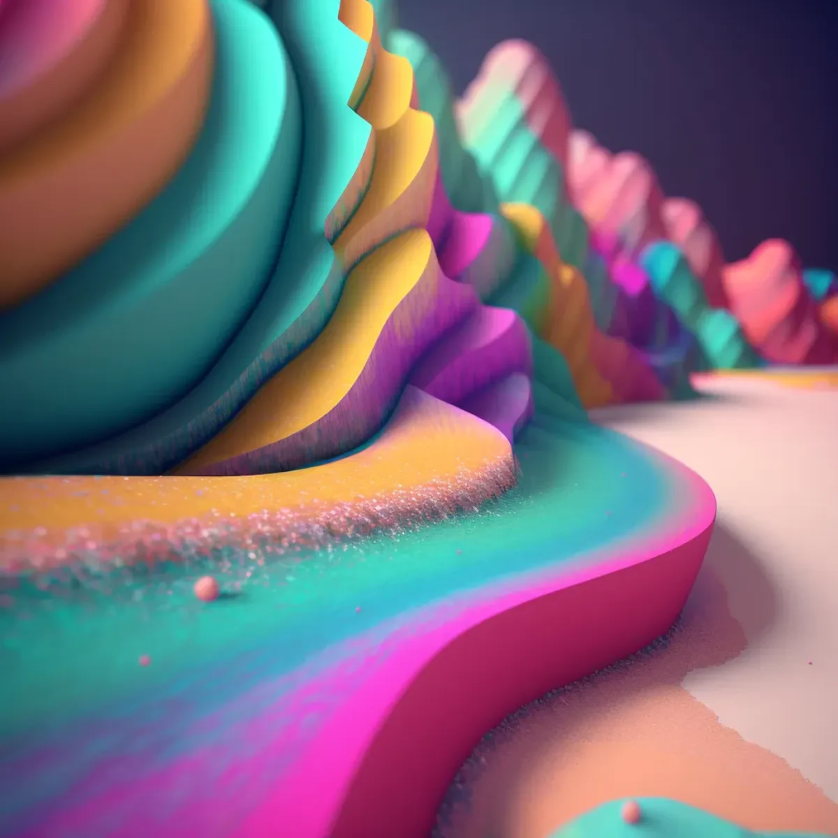 Topographic Colour Surge