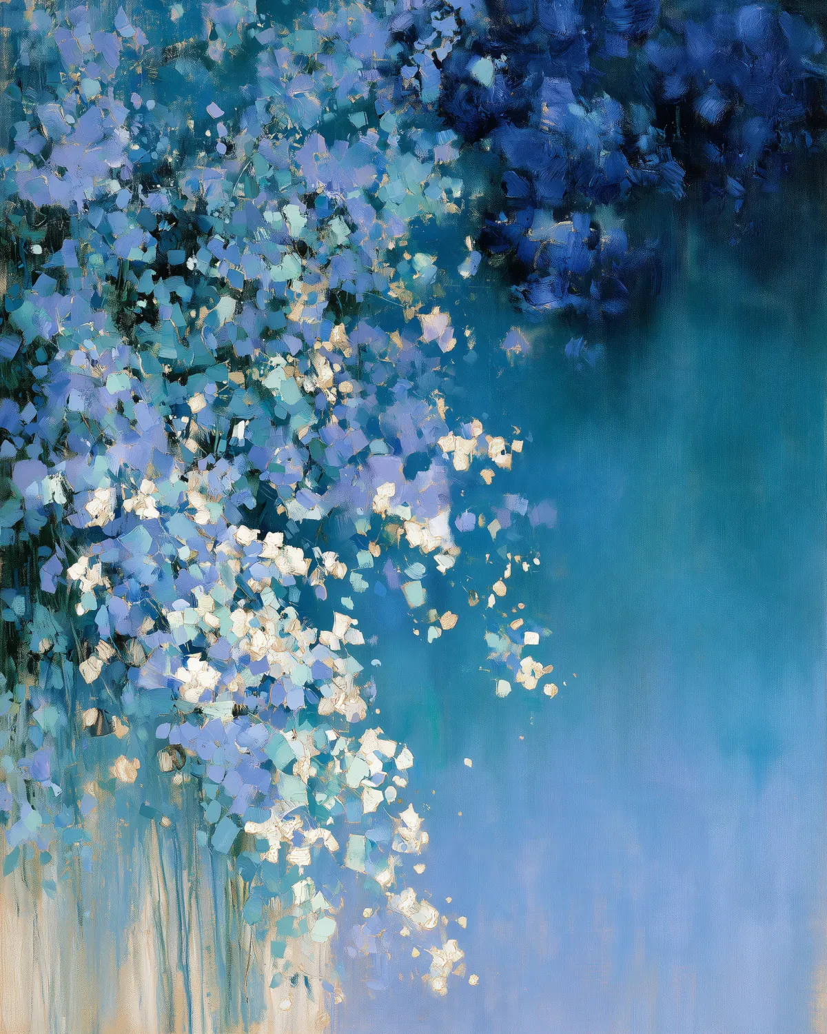 Blue Hour Blossom