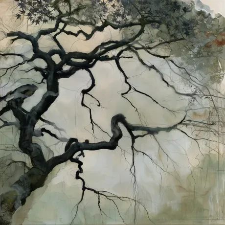 Where Branches Thin to Ink