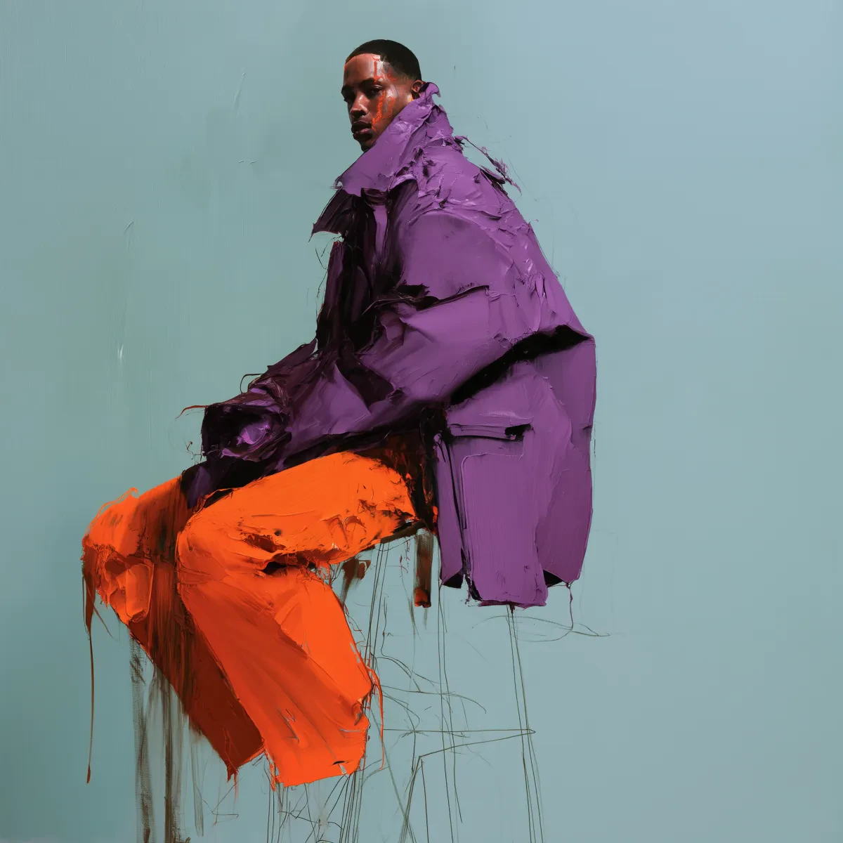 Perched in Plum
