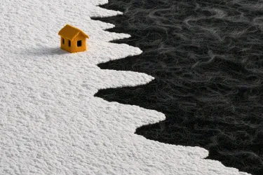 View Coastline in Felt