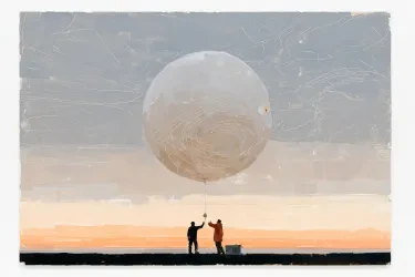 View Launch at Sunrise