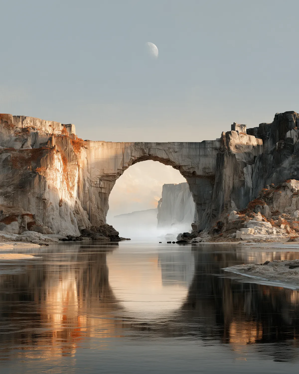 Moonrise Over the Span