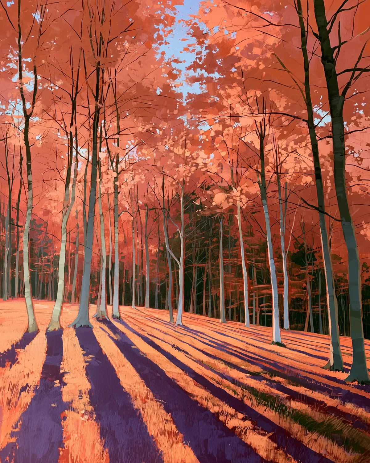 Long Violet Shadows