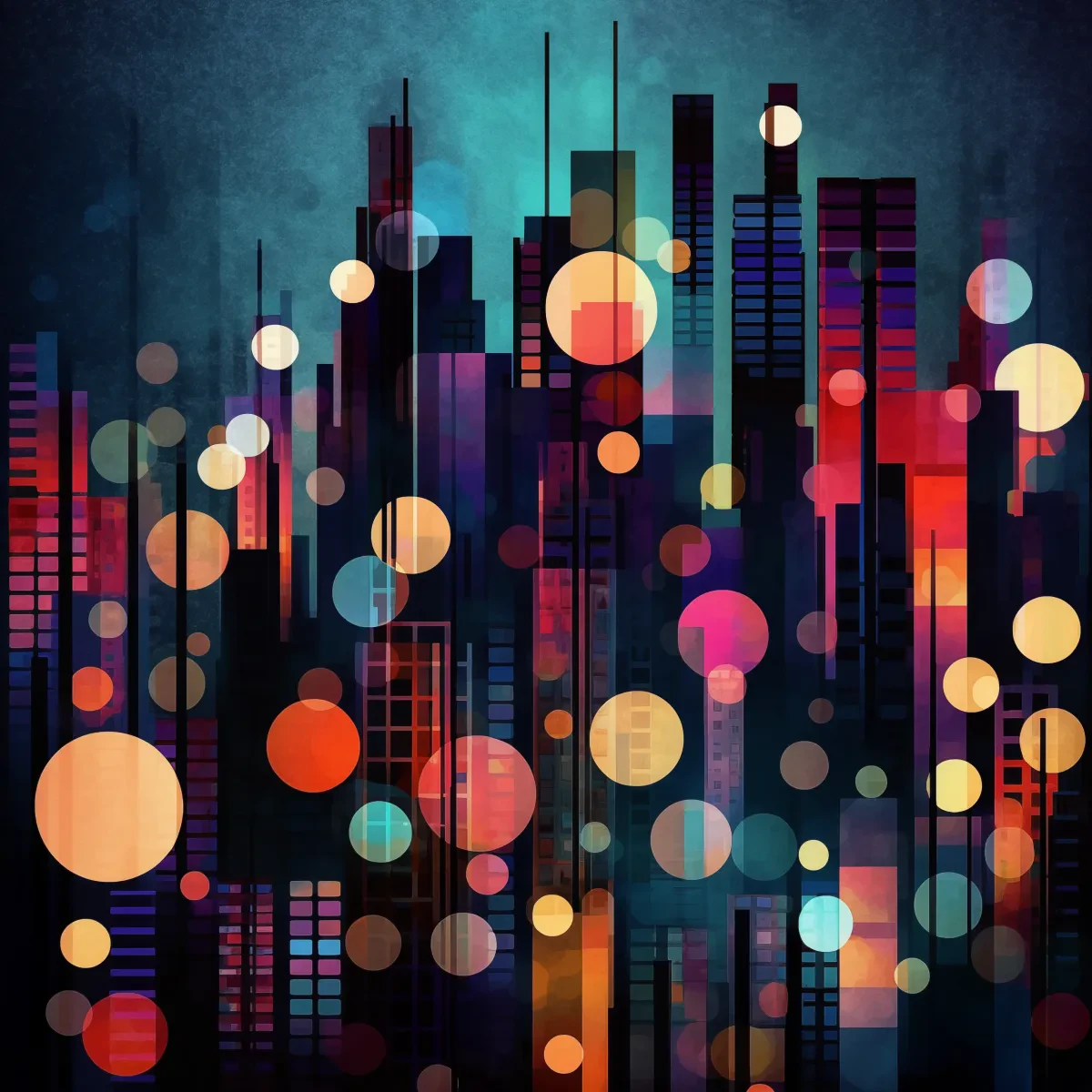 Night Train Bokeh