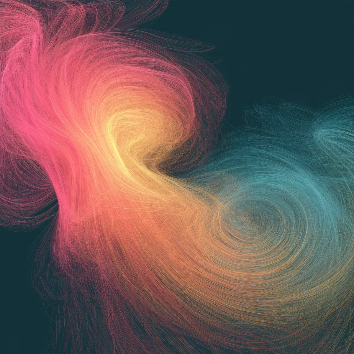 Rose to Teal Drift