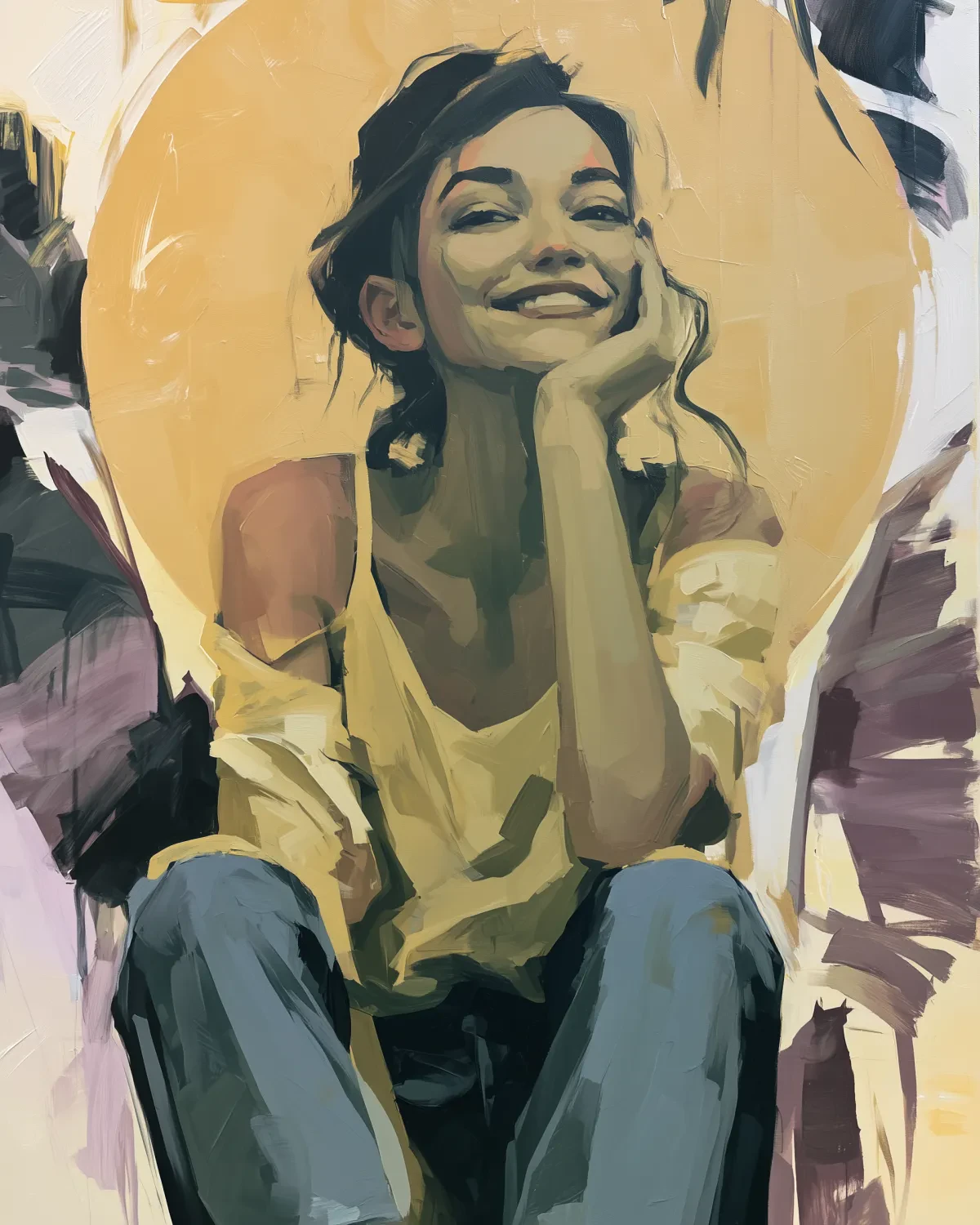 Grin on a Hand