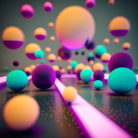 Sphere Symphony: Neon Dreams Unfurling
