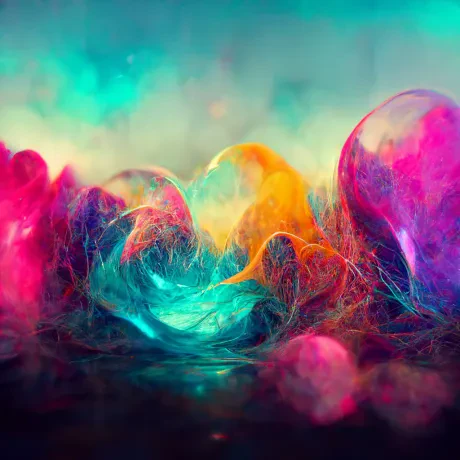 Vortex of Radiant Whirl and Color