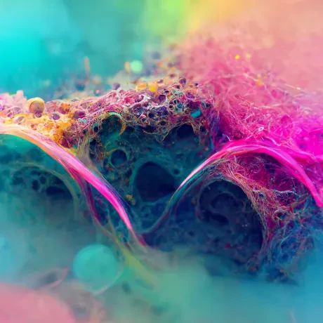 Chromatic Reverie: Dance of Vivid Whispers