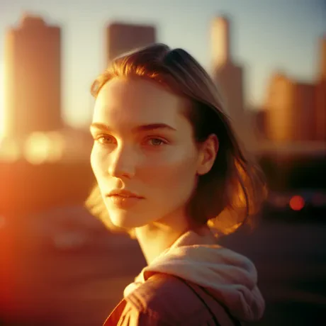 Gilded Urban Dusk Visions