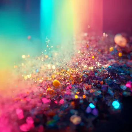 Eruption of Color: Symphony in Chaos