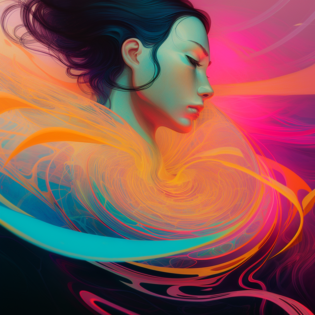Whispers of Serenity in Ethereal Hues
