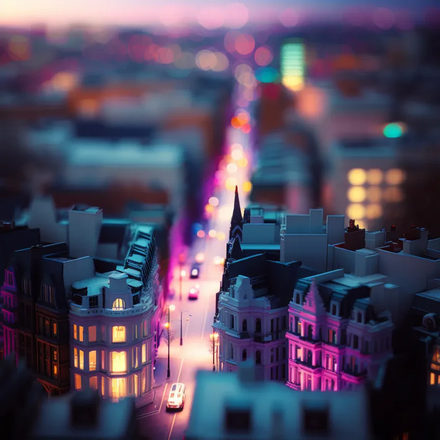 Metropolis Nocturne: Whispered Luminance