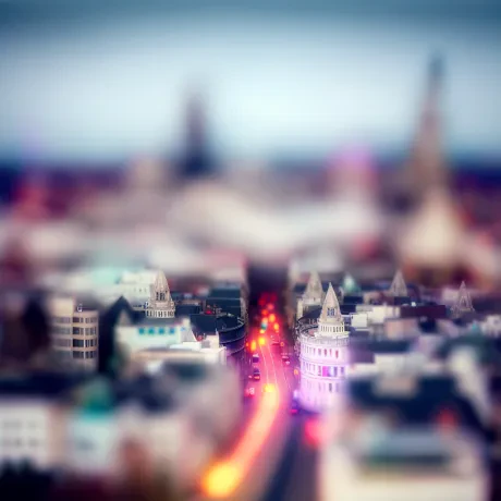 Nocturnal Elegance: Urban Symphony in Midnight Hues