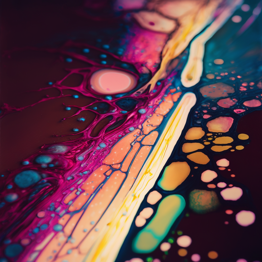 Whirlwind of Color: A Dance in Shadows