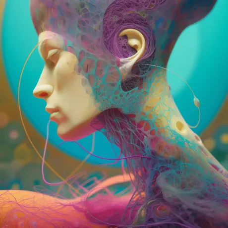 Ethereal Fusion: Symphony of Color and Code