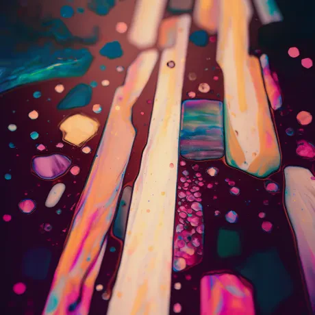 Luminous Labyrinth: Chromatic Symphony in Neon Hues