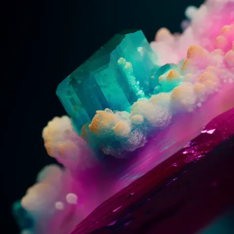 Gems Adrift on Ethereal Foam
