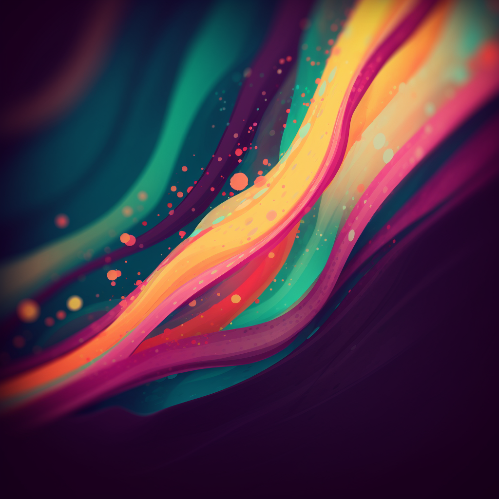 Whirling Symphony: A Dance of Vivid Hues