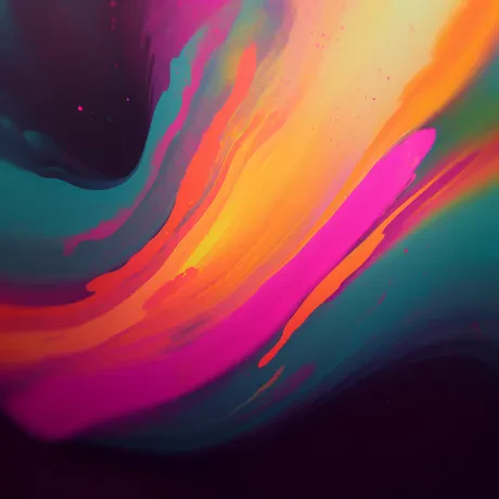 Chromatic Whirl: Dance of Vibrant Shadows