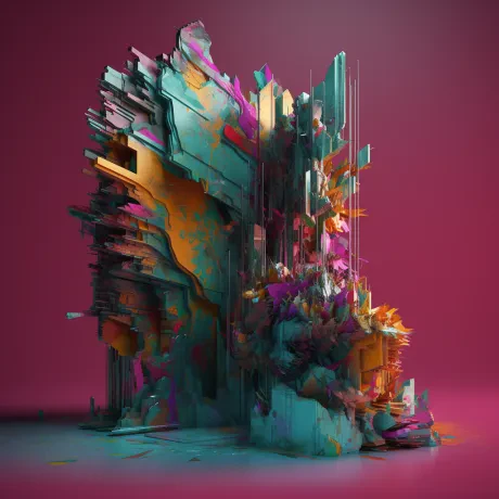 Chromatic Labyrinth: Dance of Light and Form