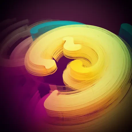 Ebullient Horizons: Swirls of Fiery Radiance