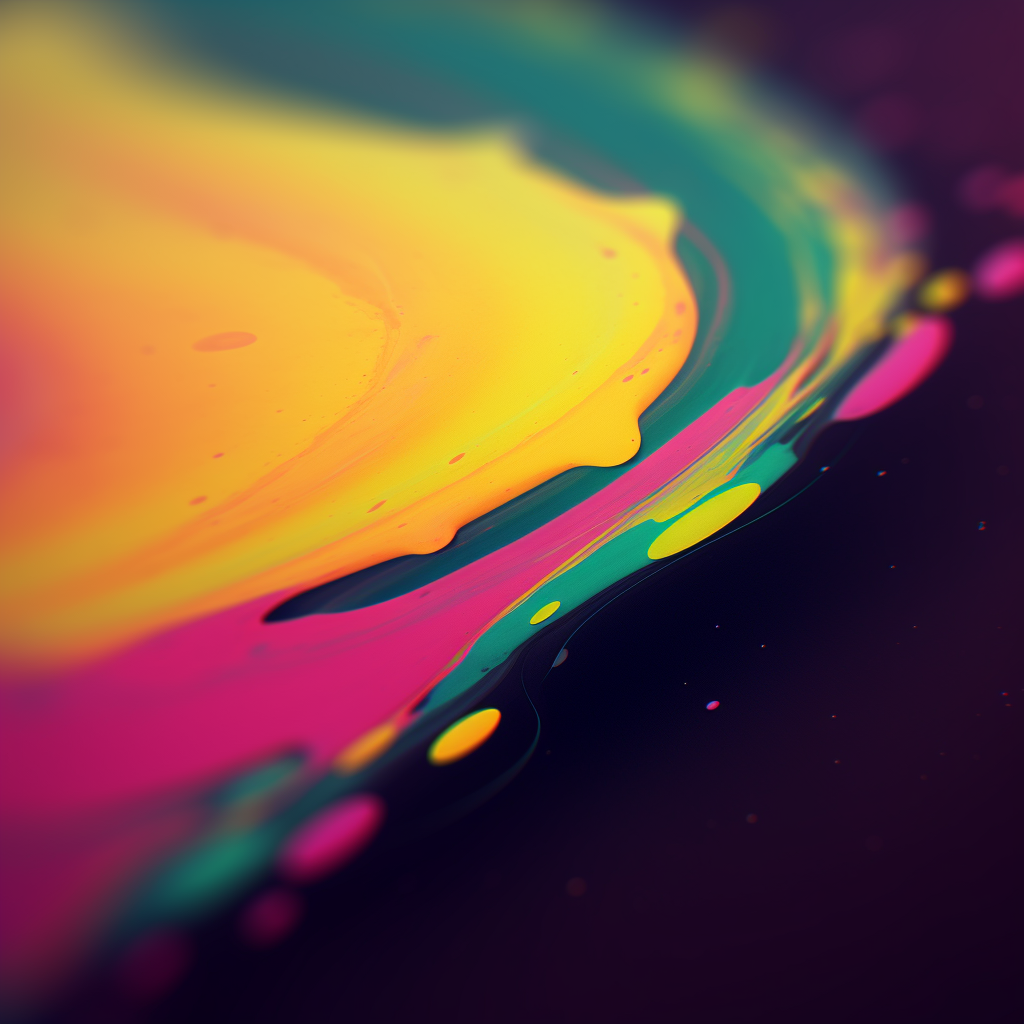 Whirlwind Reverie: Dance of Vibrant Hues