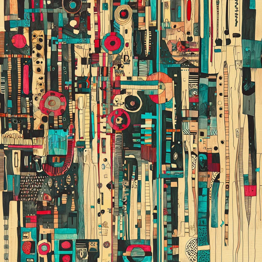 Dancing Hues in Kaleidoscopic Reverie