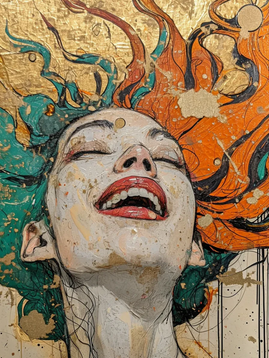 Euphoria in Tangled Flames and Tranquil Waves