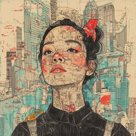 Urban Siren: A Tapestry of Mysterious Allure
