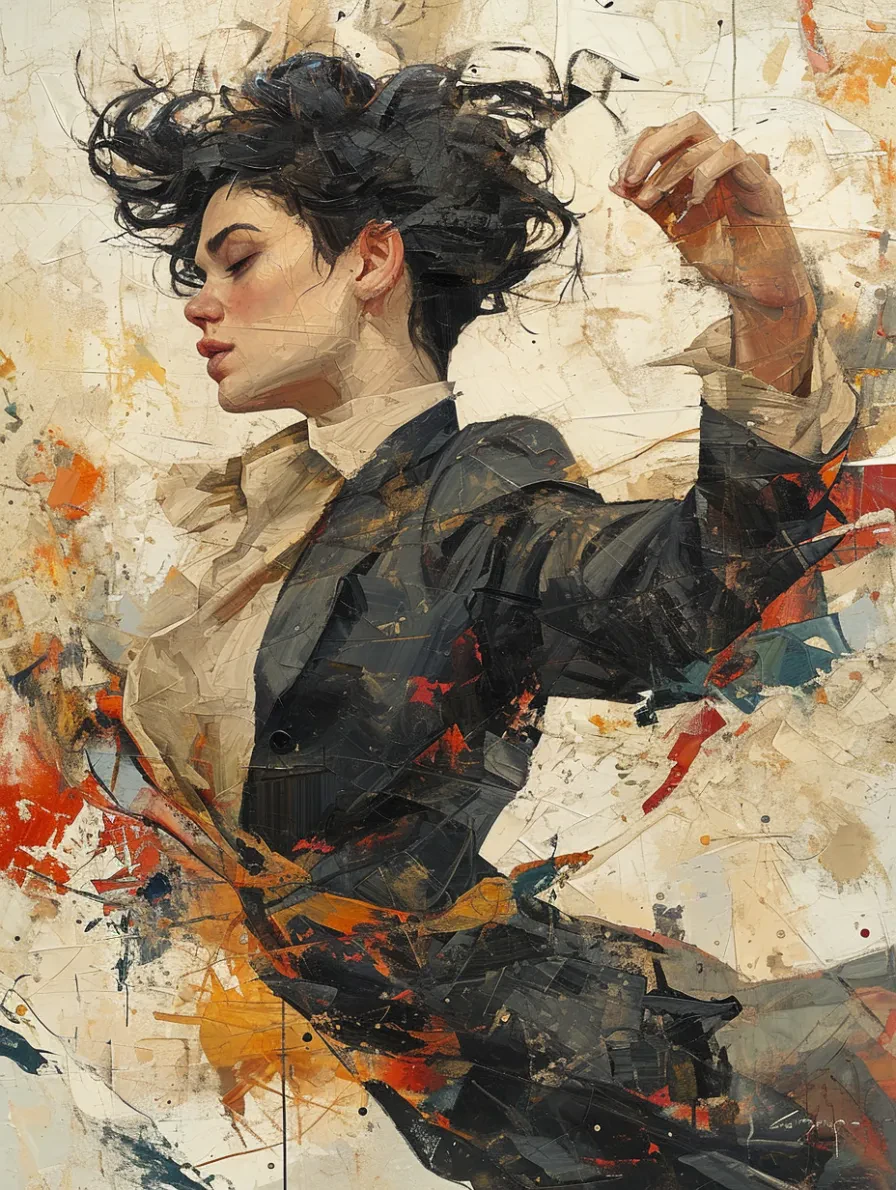 Whirlwind Reverie: Symphony of Color and Mystery